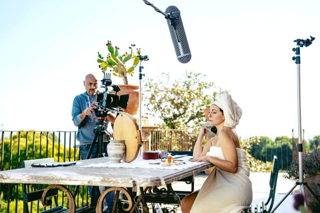 Margherita Peluso acting in Finding Marta