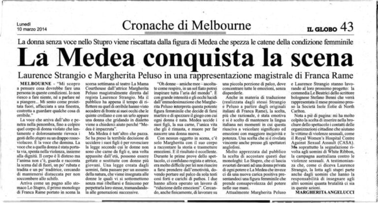 Press- La medea conquista la scena